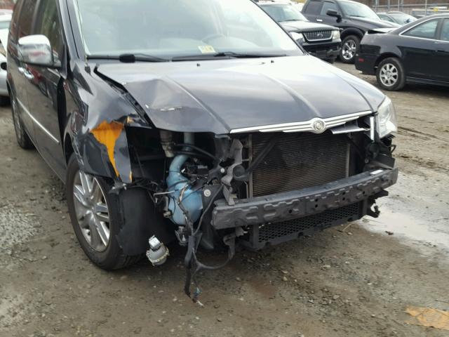 2A8HR64X98R662169 - 2008 CHRYSLER TOWN & COU BLACK photo 9