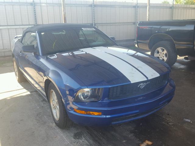 1ZVFT84NX65153631 - 2006 FORD MUSTANG BLUE photo 1