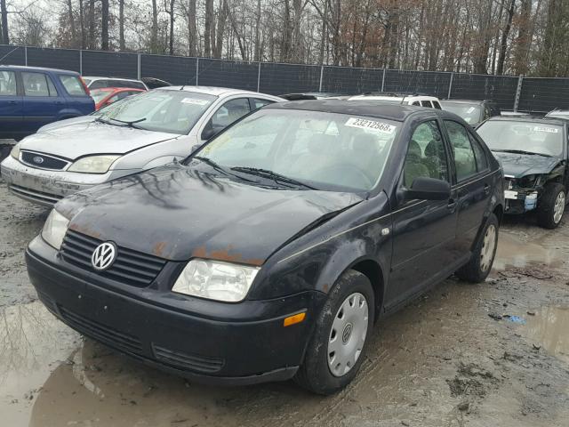 3VWRK69M81M189129 - 2001 VOLKSWAGEN JETTA GL BLACK photo 2