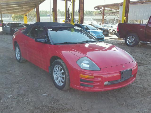 4A3AE45G12E053554 - 2002 MITSUBISHI ECLIPSE SP RED photo 1