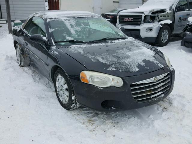 1C3EL65R36N117742 - 2006 CHRYSLER SEBRING LI BLACK photo 1