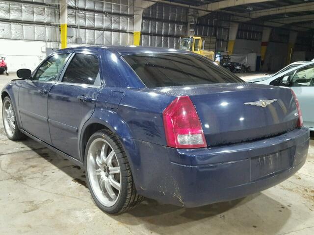 2C3LA43R76H138039 - 2006 CHRYSLER 300 BLUE photo 3