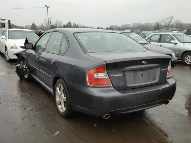 4S3BL626077213150 - 2007 SUBARU LEGACY 2.5 GRAY photo 3