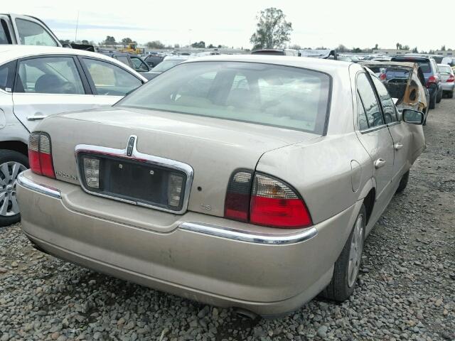 1LNHM86S24Y653253 - 2004 LINCOLN LS GOLD photo 4