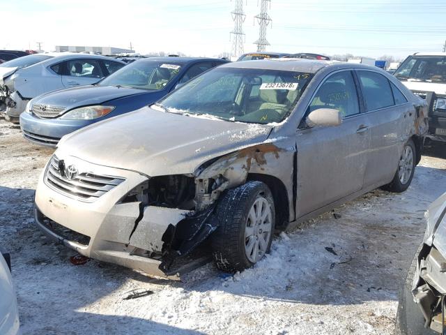 4T1BB46K08U036953 - 2008 TOYOTA CAMRY HYBR BEIGE photo 2