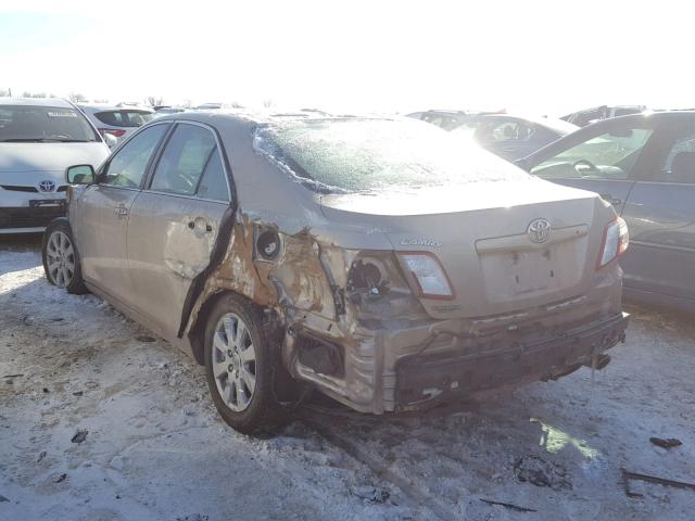 4T1BB46K08U036953 - 2008 TOYOTA CAMRY HYBR BEIGE photo 3