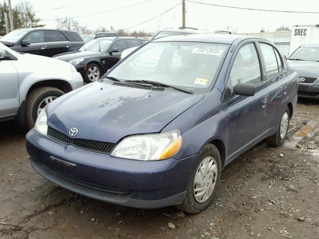 JTDBT123X20243394 - 2002 TOYOTA ECHO BLUE photo 2