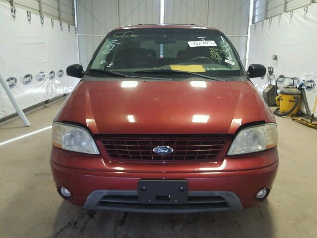 2FMZA51412BA44086 - 2002 FORD WINDSTAR L BURGUNDY photo 9