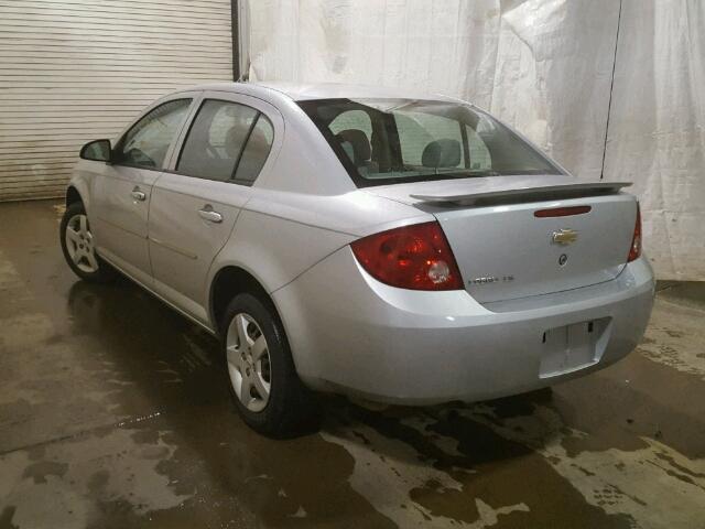 1G1AK58F377347756 - 2007 CHEVROLET COBALT LS SILVER photo 3