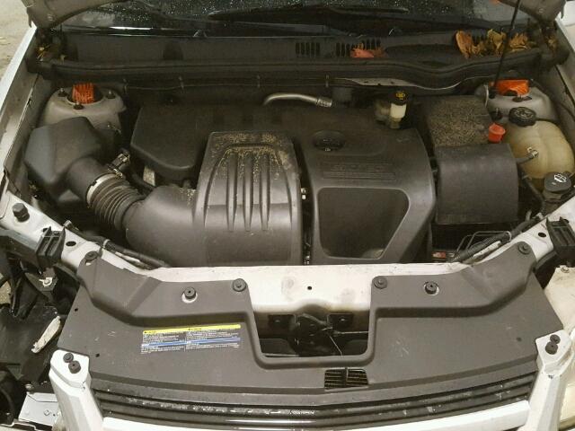 1G1AK58F377347756 - 2007 CHEVROLET COBALT LS SILVER photo 7