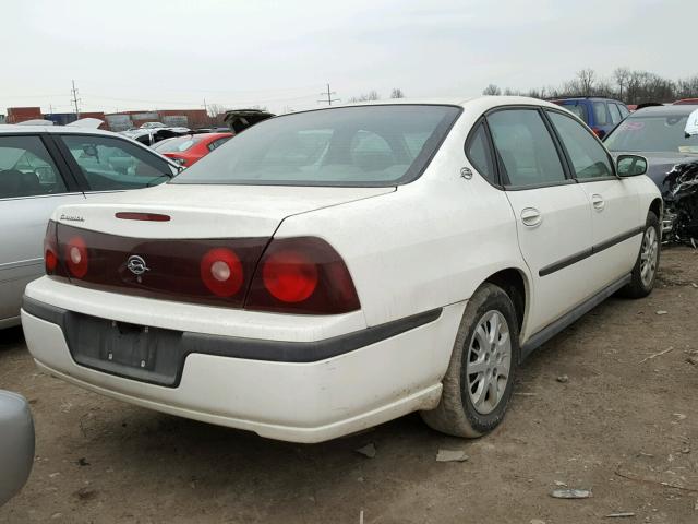 2G1WF52E639152835 - 2003 CHEVROLET IMPALA 白色 照片 4