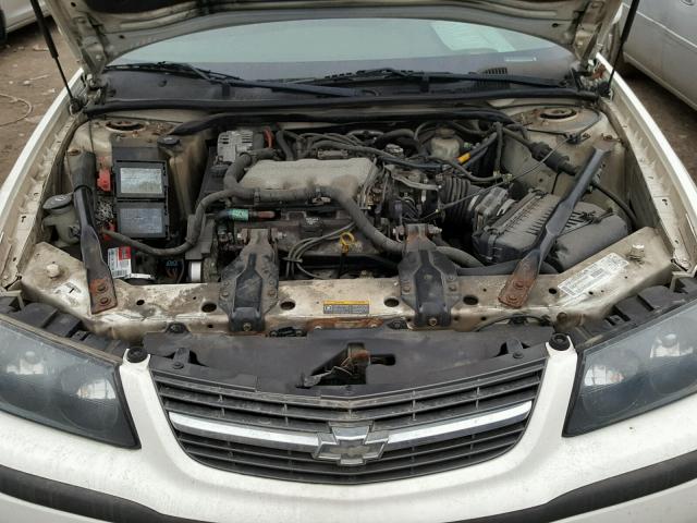 2G1WF52E639152835 - 2003 CHEVROLET IMPALA WHITE photo 7