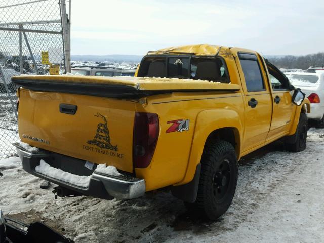 1GCDT136148221239 - 2004 CHEVROLET COLORADO YELLOW photo 4