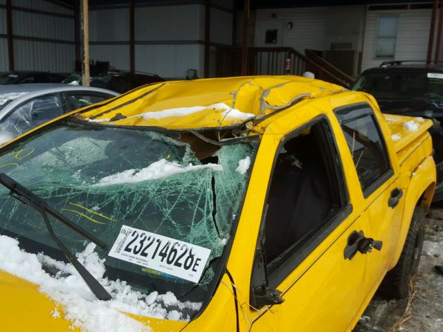 1GCDT136148221239 - 2004 CHEVROLET COLORADO YELLOW photo 9