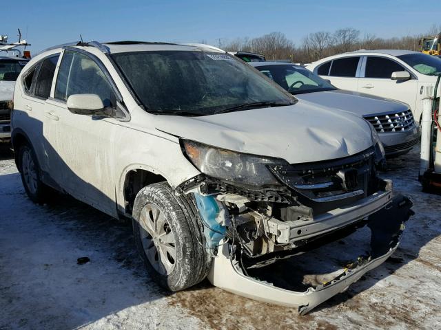 5J6RM3H70DL002795 - 2013 HONDA CR-V EXL WHITE photo 1