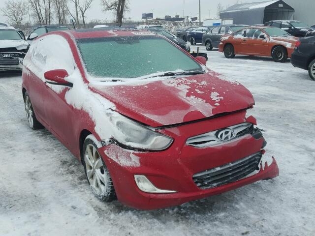 KMHCU5AE1CU053355 - 2012 HYUNDAI ACCENT GLS RED photo 1