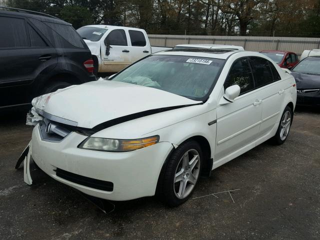 19UUA66224A009438 - 2004 ACURA TL WHITE photo 2