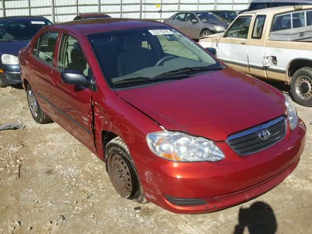 1NXBR32E88Z010896 - 2008 TOYOTA COROLLA CE MAROON photo 1