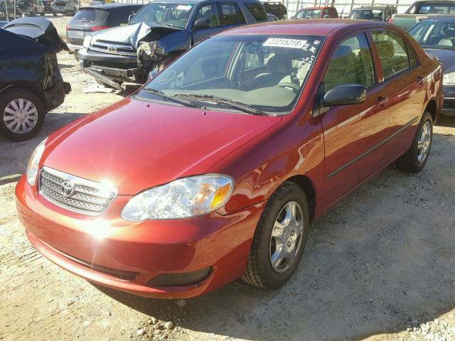 1NXBR32E88Z010896 - 2008 TOYOTA COROLLA CE MAROON photo 2