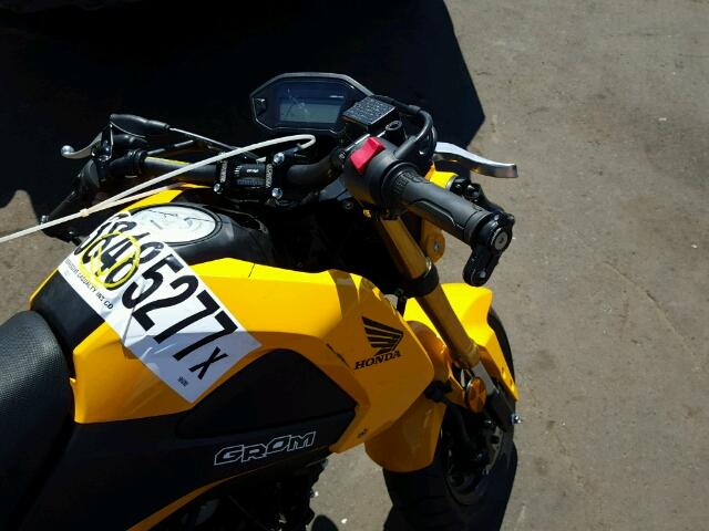 MLHJC6112F5105282 - 2015 HONDA GROM 125 YELLOW photo 5