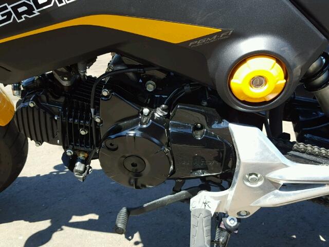 MLHJC6112F5105282 - 2015 HONDA GROM 125 YELLOW photo 7