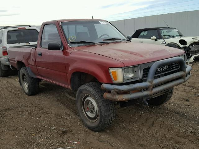 JT4RN01PXL7019803 - 1990 TOYOTA PICKUP 1/2 RED photo 1