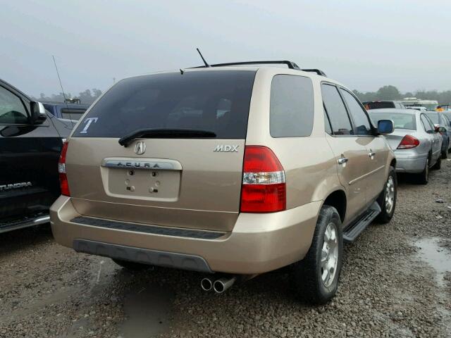 2HNYD18272H523883 - 2002 ACURA MDX TAN photo 4