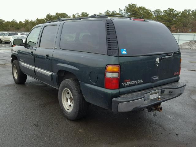 1GKFK16Z62J290780 - 2002 GMC YUKON XL K GREEN photo 3