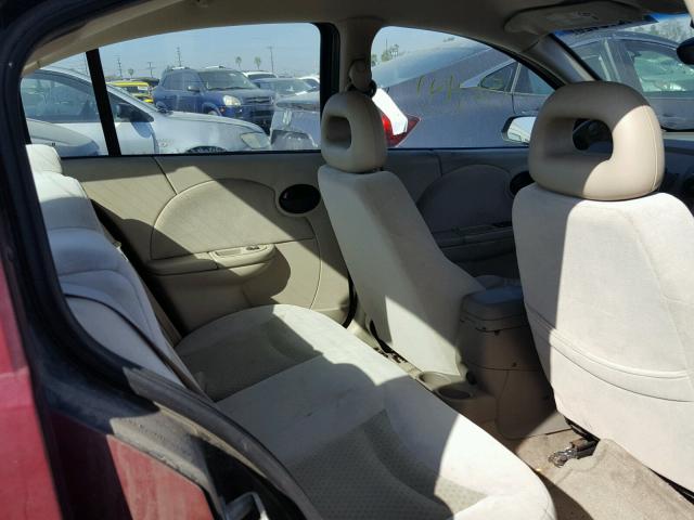 1G8AL52F24Z149113 - 2004 SATURN ION LEVEL BURGUNDY photo 6