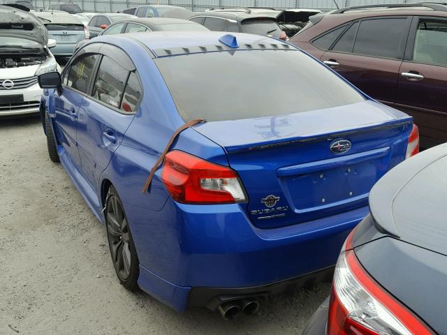 JF1VA1L6XG9834412 - 2016 SUBARU WRX LIMITE BLUE photo 3