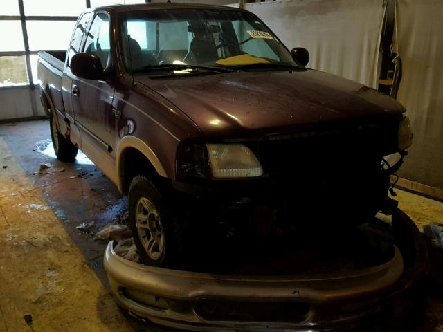 2FTDX18W9VCA43957 - 1997 FORD F150 BURGUNDY photo 1