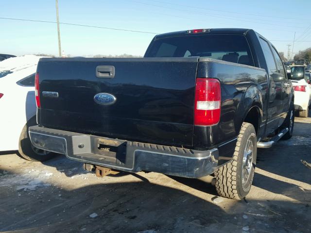 1FTPW12594KD90280 - 2004 FORD F150 SUPER BLACK photo 4