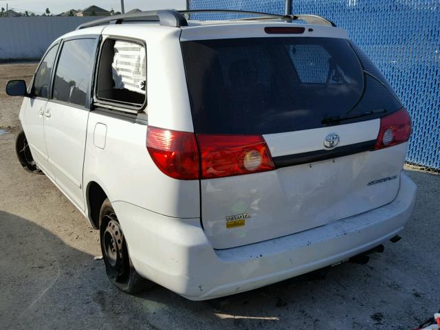 5TDZA23C56S425368 - 2006 TOYOTA SIENNA CE WHITE photo 3