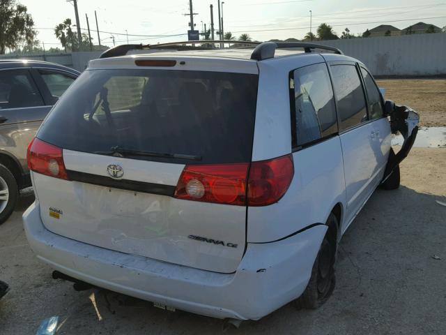 5TDZA23C56S425368 - 2006 TOYOTA SIENNA CE WHITE photo 4