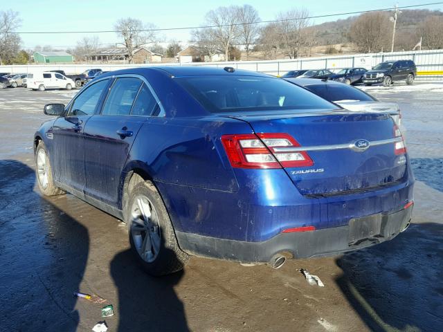 1FAHP2E82FG141151 - 2015 FORD TAURUS SEL BLUE photo 3