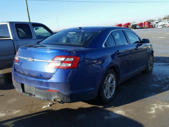 1FAHP2E82FG141151 - 2015 FORD TAURUS SEL BLUE photo 4