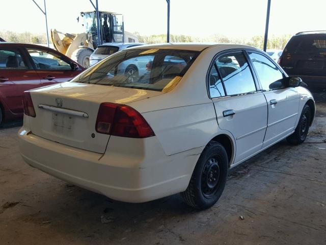 2HGES16531H592940 - 2001 HONDA CIVIC LX WHITE photo 4