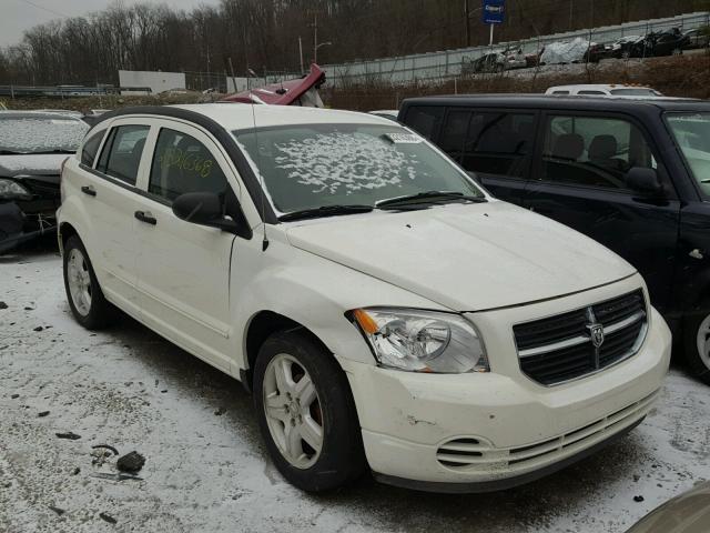 1B3HB48B97D281746 - 2007 DODGE CALIBER SX WHITE photo 1