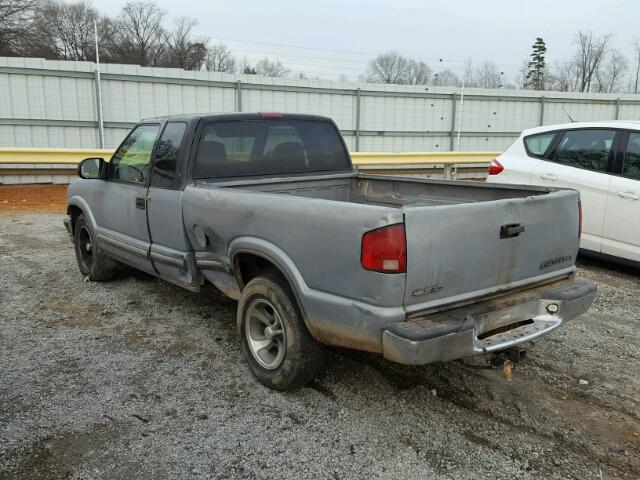 1GCCS19W418107317 - 2001 CHEVROLET S TRUCK S1 GRAY photo 3