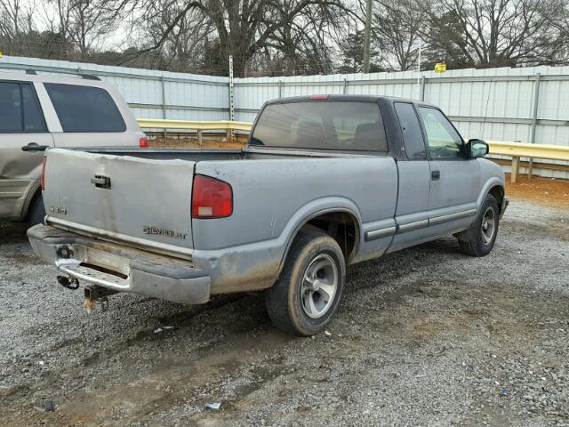 1GCCS19W418107317 - 2001 CHEVROLET S TRUCK S1 GRAY photo 4