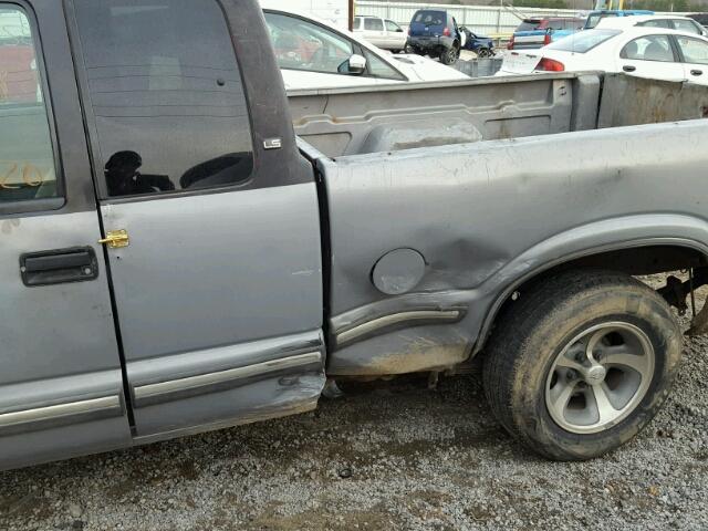 1GCCS19W418107317 - 2001 CHEVROLET S TRUCK S1 GRAY photo 9