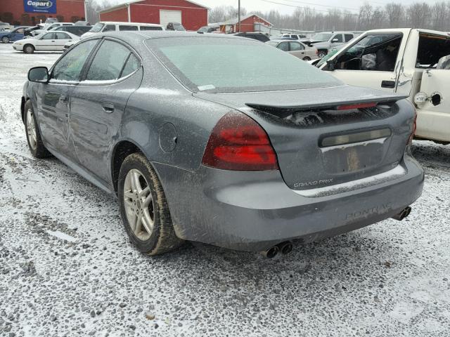 2G2WR544951327653 - 2005 PONTIAC GRAND PRIX CHARCOAL photo 3