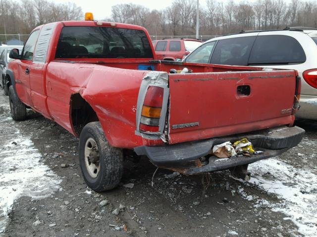 1GTHC29U74E311476 - 2004 GMC SIERRA C25 RED photo 3