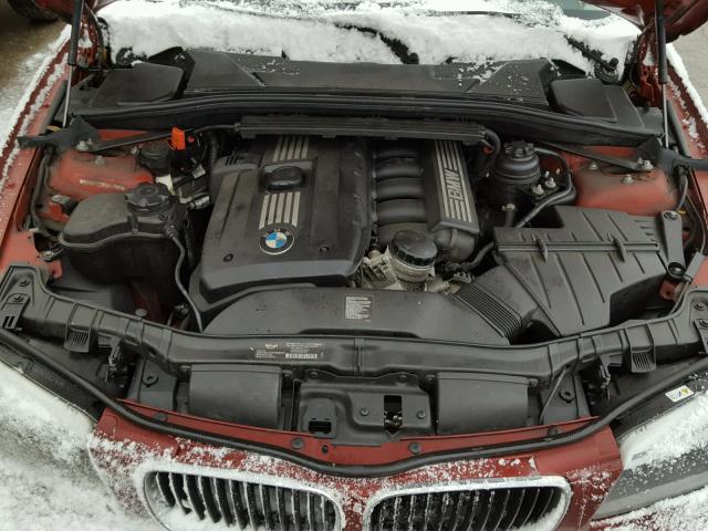 WBAUP7C58CVP23385 - 2012 BMW 128 I BURGUNDY photo 7