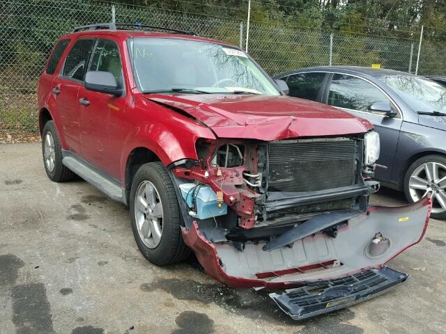 1FMCU0D70CKA98556 - 2012 FORD ESCAPE XLT RED photo 1