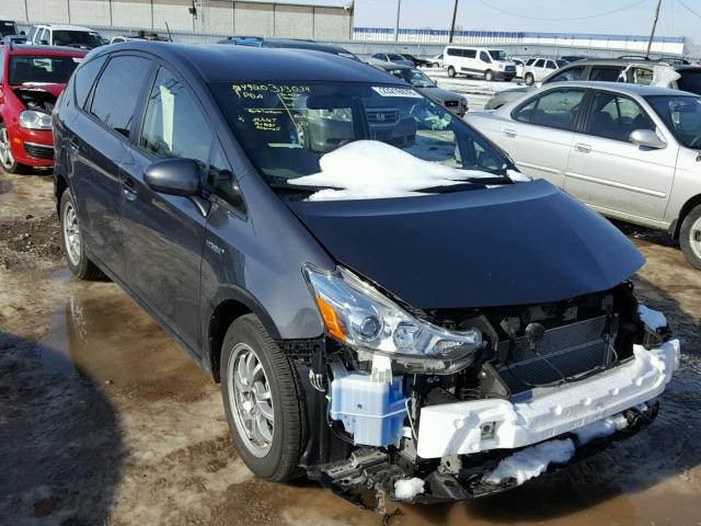 JTDZN3EU6HJ067424 - 2017 TOYOTA PRIUS V GRAY photo 1