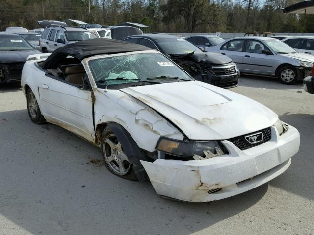 1FAFP44473F367463 - 2003 FORD MUSTANG WHITE photo 1