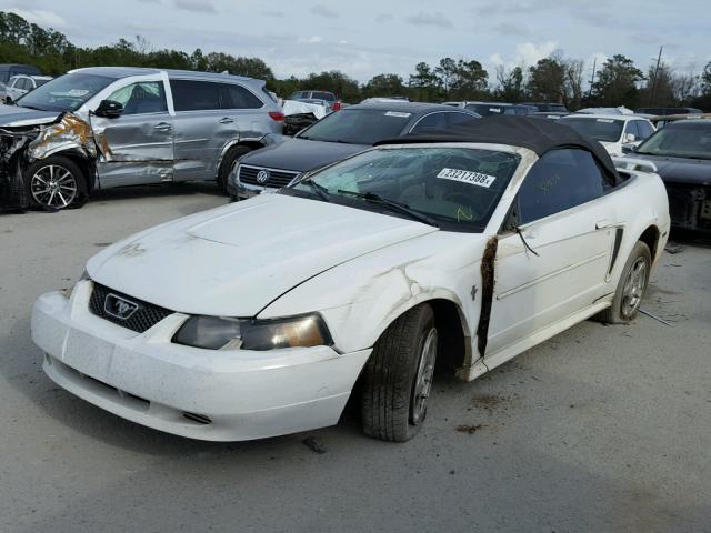 1FAFP44473F367463 - 2003 FORD MUSTANG WHITE photo 2