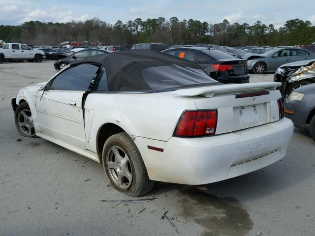 1FAFP44473F367463 - 2003 FORD MUSTANG WHITE photo 3