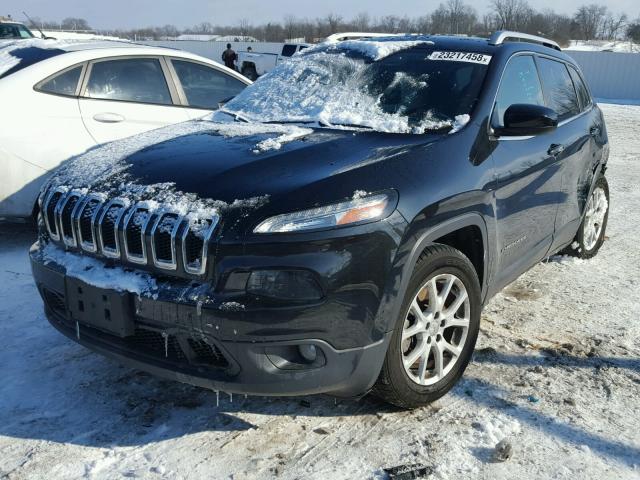 1C4PJLCB0EW143609 - 2014 JEEP CHEROKEE L BLACK photo 2